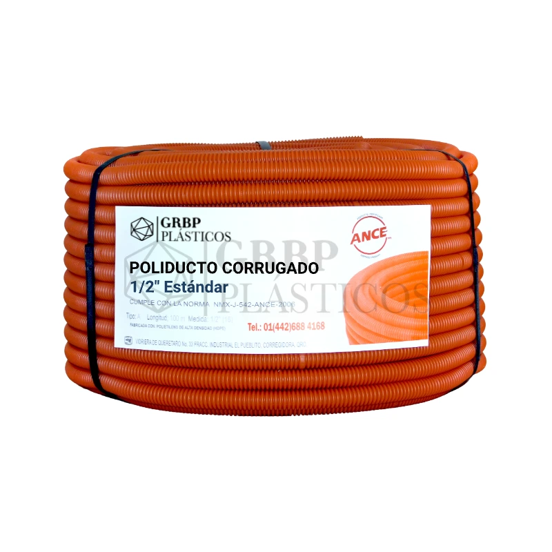 GRBP Plásticos - Poliductos Corrugados Poliducto Corrugado